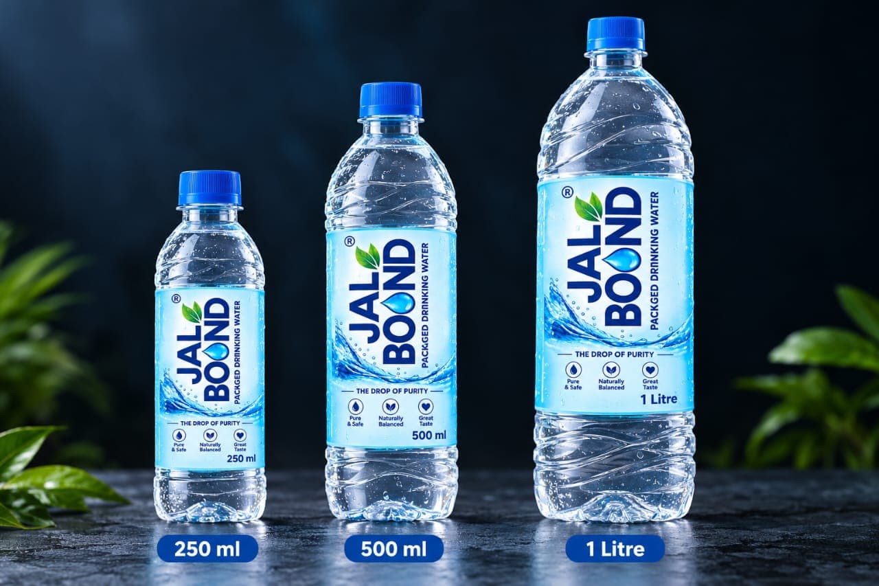 Jal Boond 250 mL, 500 mL and 1 Litre Product Family