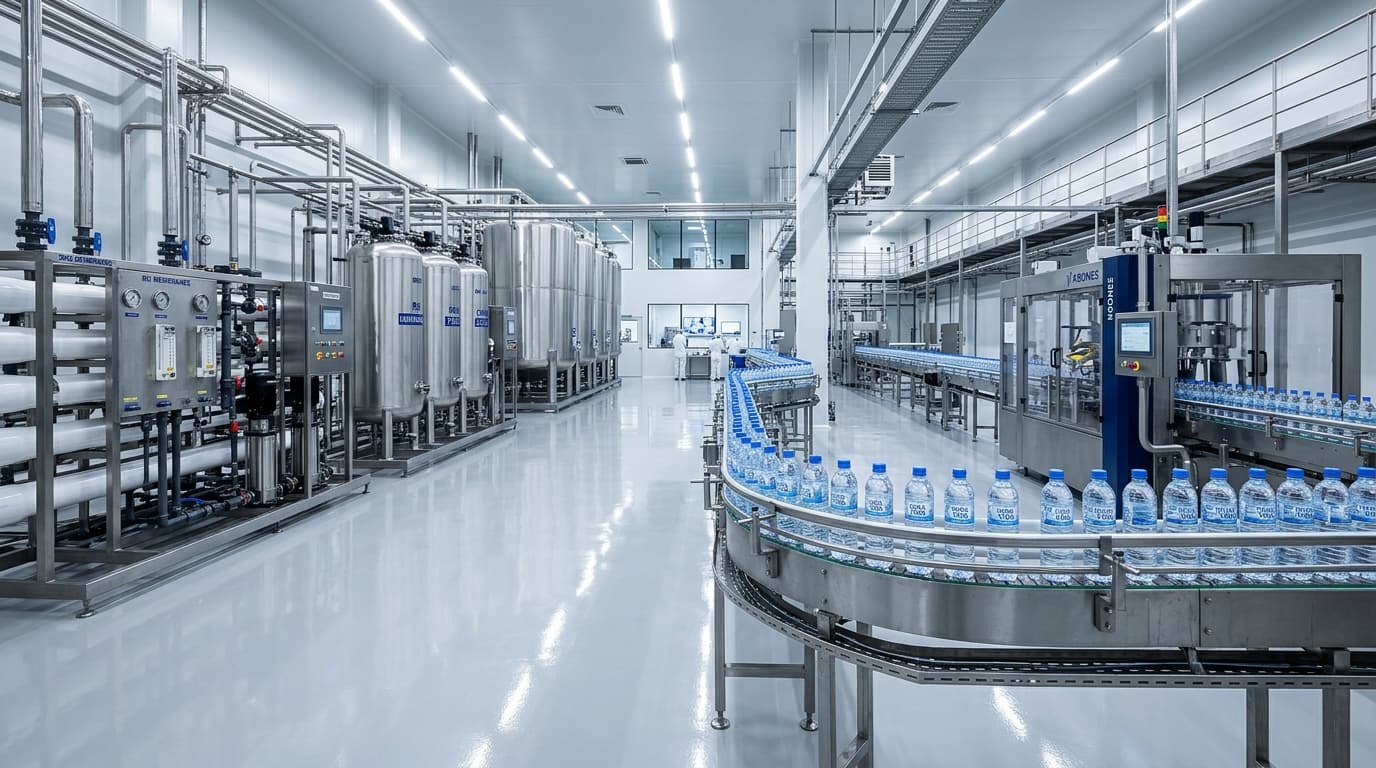 State-of-the-Art Modern Reverse Osmosis Bottling Facility